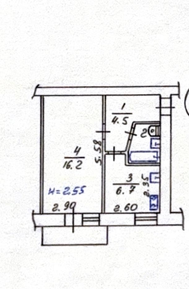 Квартира, 1-кімн., Харьков, Новые Дома, Героев Харькова пр-т
