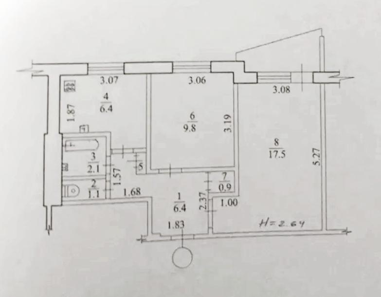 Квартира, 2-кімн., Харьков, 2 Северная Салтовка, Соборности Украины (Дружбы Народов)