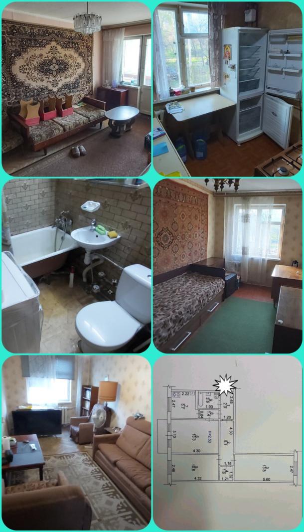 Квартира, 3-кімн., Харьков, Новые Дома, Жасминовый б-р (Слинько Петра)