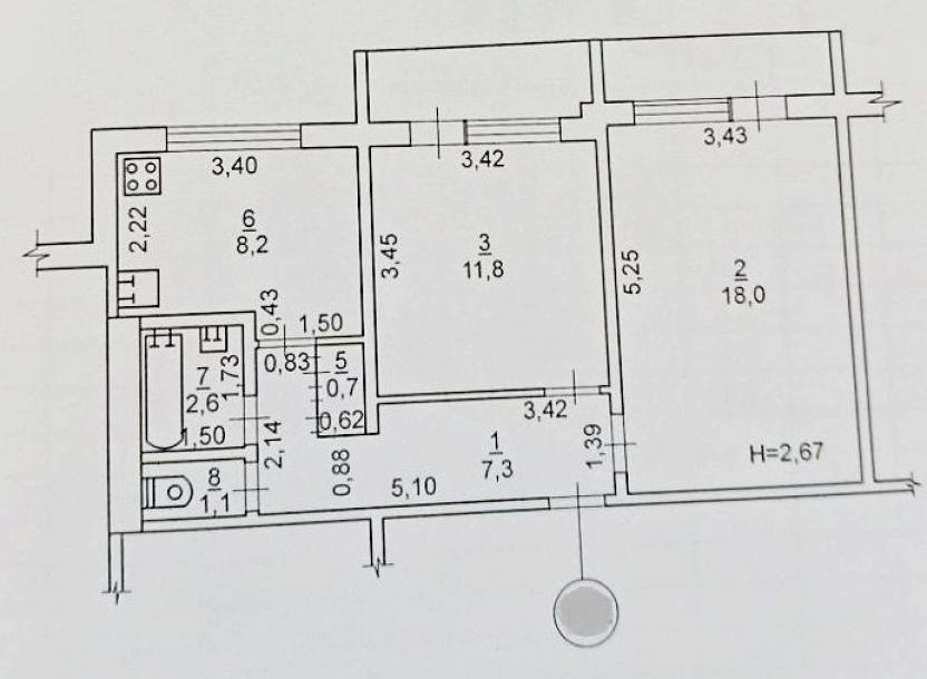 Квартира, 2-кімн., Харьков, 524м/р, Непокоренных (Героев Труда)