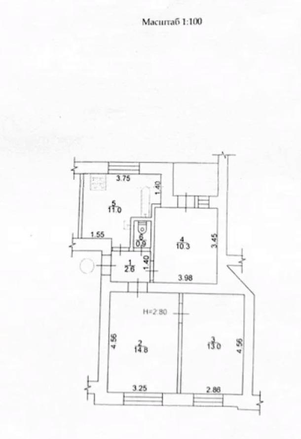 Квартира, 3-кімн., Харьков, Нагорный, Каплуновский (Краснознаменный пер.)