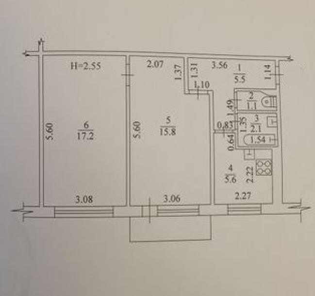 Квартира, 2-кімн., Харьков, 604м/р, Юбилейный пр. (50 лет ВЛКСМ пр.)