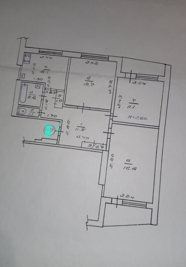 Квартира, 3-кімн., Харьков, 3 Северная Салтовка, Натальи Ужвий