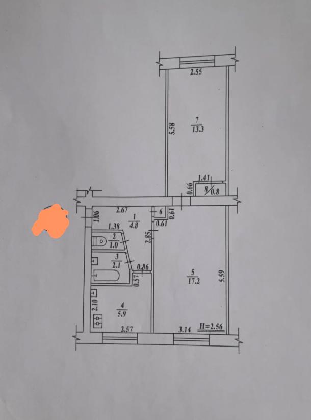 Квартира, 2-кімн., Харьков, Одесская, Олександра Орлова (Матросова)