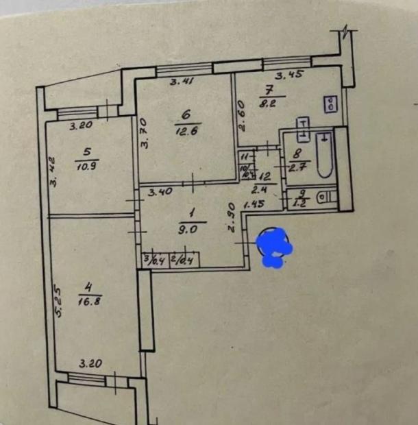 Квартира, 3-кімн., Харьков, 520м/р, Академика Павлова