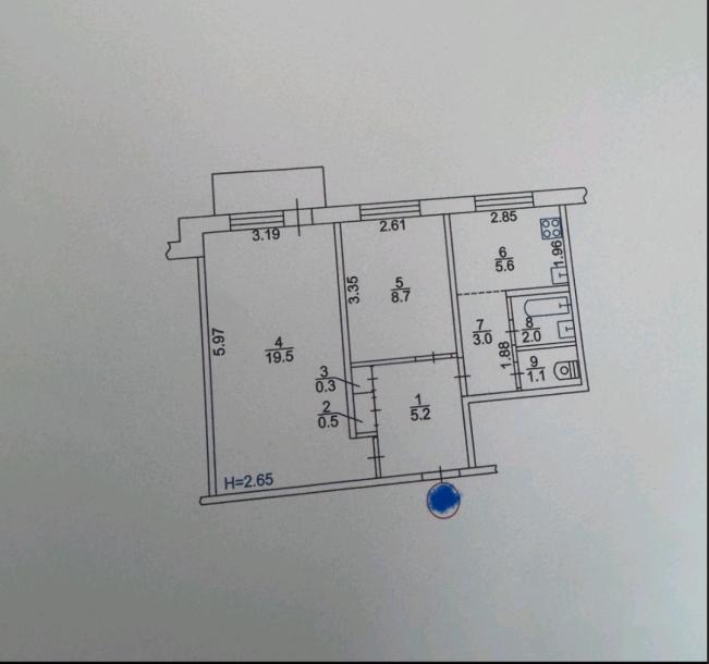 Квартира, 2-кімн., Харьков, 524м/р, Непокоренных (Героев Труда)