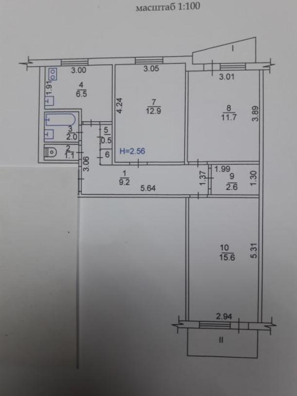 Квартира, 3-кімн., Харьков, 608м/р, Академика Павлова