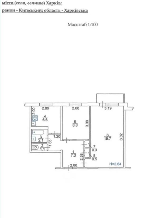 Квартира, 2-кімн., Харьков, 522м/р, Непокоренных (Героев Труда)