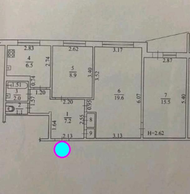 Квартира, 3-кімн., Харьков, 606м/р, Непокоренных (Героев Труда)