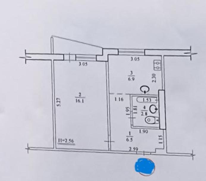 Квартира, 1-кімн., Харьков, 605м/р, Юбилейный пр. (50 лет ВЛКСМ пр.)