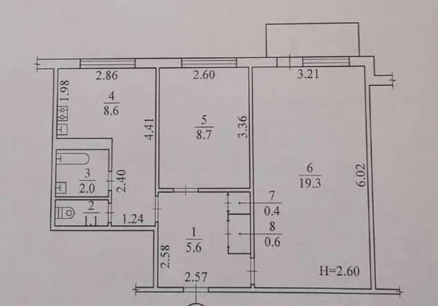 Квартира, 2-кімн., Харьков, 522м/р, Непокоренных (Героев Труда)