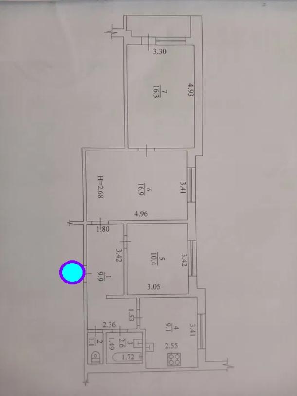 Квартира, 3-кімн., Харьков, ХТЗ, Северина Потоцкого (17 Партсъезда)