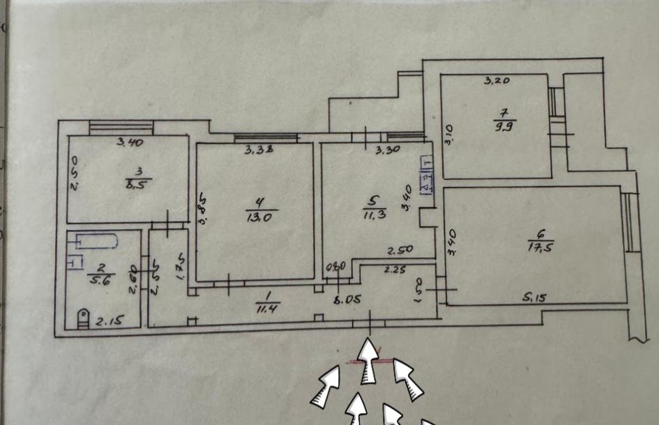 Квартира, 4-кімн., Харьков, 520м/р, Гвардейцев Широнинцев
