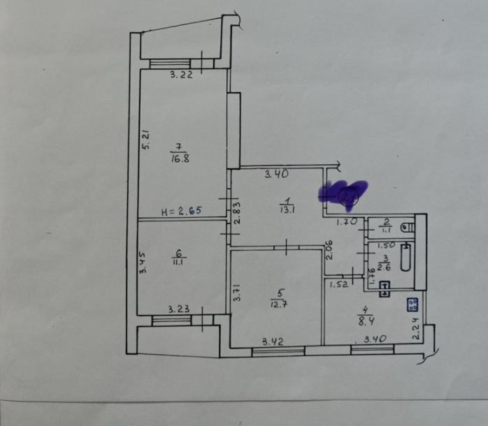 Квартира, 3-кімн., Харьков, 4 Северная Салтовка, Натальи Ужвий