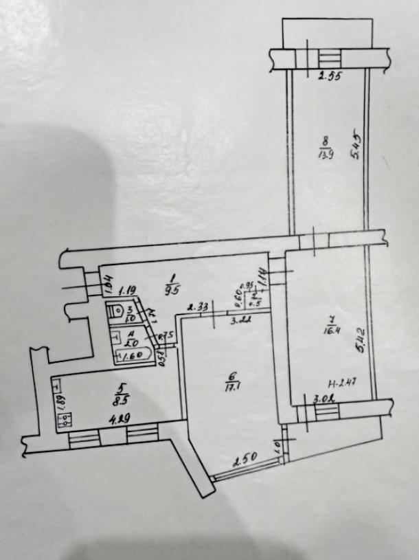Квартира, 3-кімн., Харьков, Новые Дома, Каденюка (Танкопия)