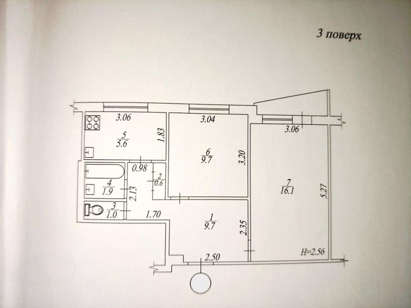Квартира, 2-кімн., Харьков, 626м/р, Амосова