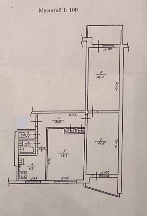 Квартира, 3-кімн., Харьков, 604м/р, Тракторостроителей просп.