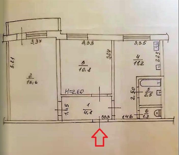 Квартира, 2-кімн., Харьков, Павлово Поле, Деревянко