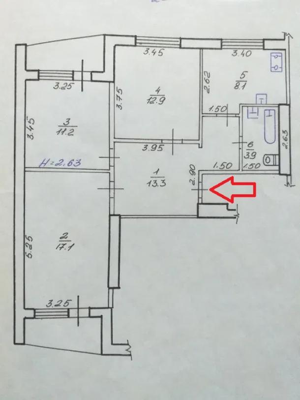 Квартира, 3-кімн., Харьков, 625м/р, Амосова