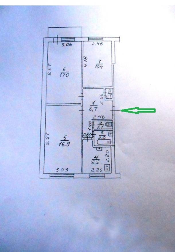 Квартира, 3-кімн., Харьков, 603м/р, Тракторостроителей просп.