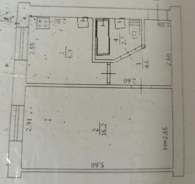 Квартира, 1-кімн., Чугуев, Чугуевский район, Карбышева