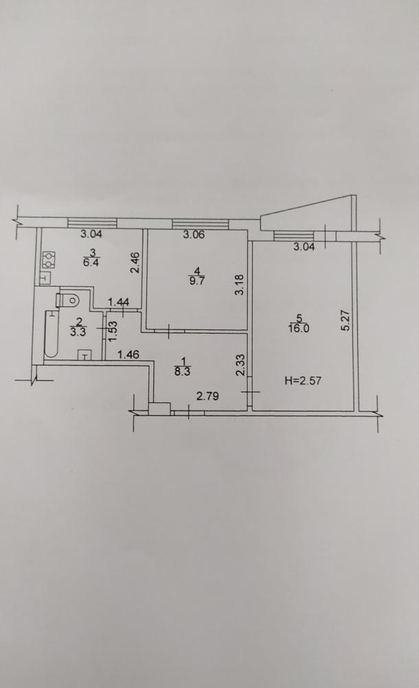 Квартира, 2-кімн., Харьков, 522м/р, Валентиновская