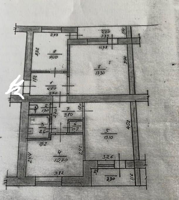 Квартира, 3-кімн., Покотиловка, Харьковский район, Ульянова в-д