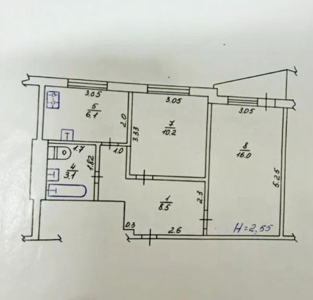 Квартира, 2-кімн., Харьков, 608м/р, Непокоренных (Героев Труда)