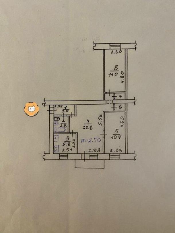 Квартира, 3-кімн., Харьков, Павлово Поле, Стражей Неба (Тобольская)