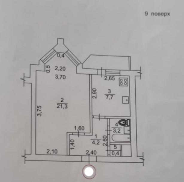 Квартира, 1-кімн., Харьков, Гагарина метро , Аэрокосмический просп. (Гагарина проспект)