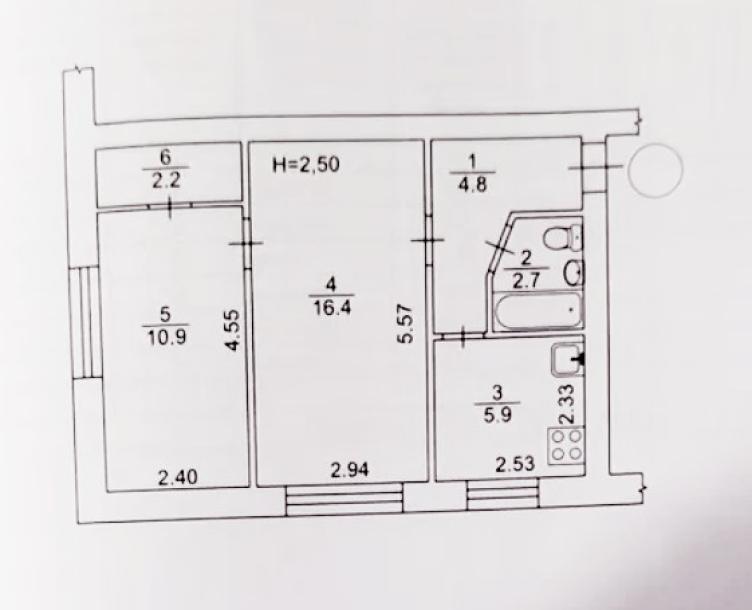 Квартира, 2-кімн., Харьков, Жуковского поселок, Академика Проскуры