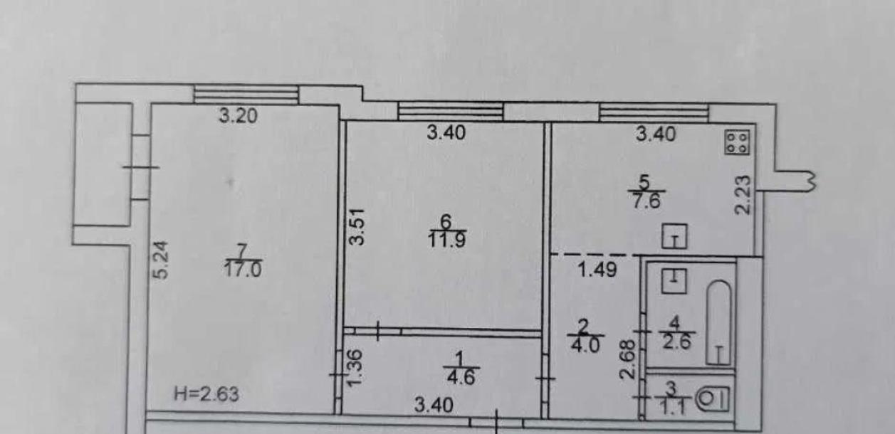 Квартира, 2-кімн., Харьков, Залютино, Борзенко