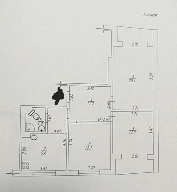 Квартира, 3-кімн., Харьков, 520м/р, Валентиновская