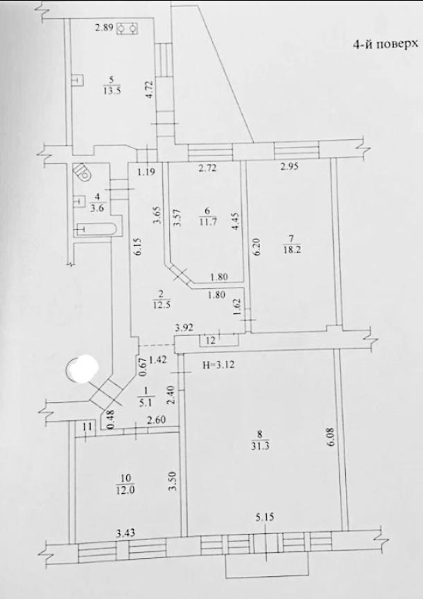 Квартира, 4-кімн., Харьков, Центр, Николаевская (Короленко)