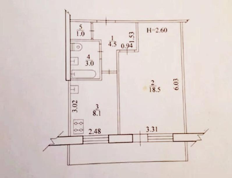 Квартира, 1-кімн., Харьков, 520м/р, Валентиновская