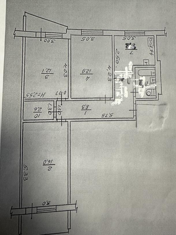 Квартира, 3-кімн., Харьков, 520м/р, Владислава Зубенко (Тимуровцев)