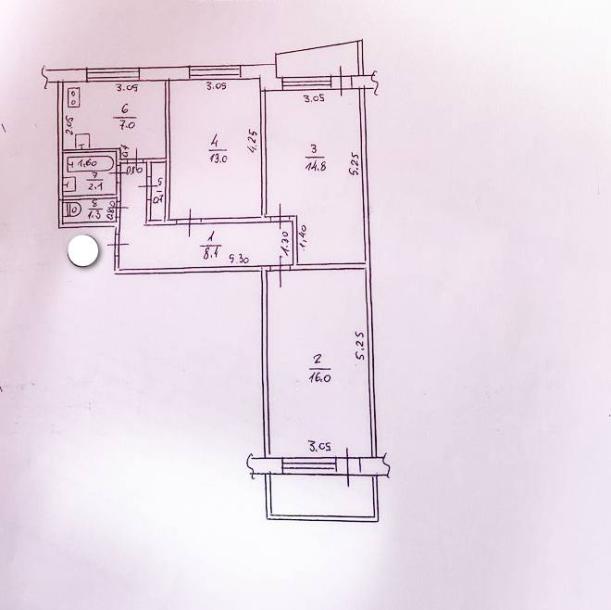 Квартира, 3-кімн., Харьков, 524м/р, Непокоренных (Героев Труда)