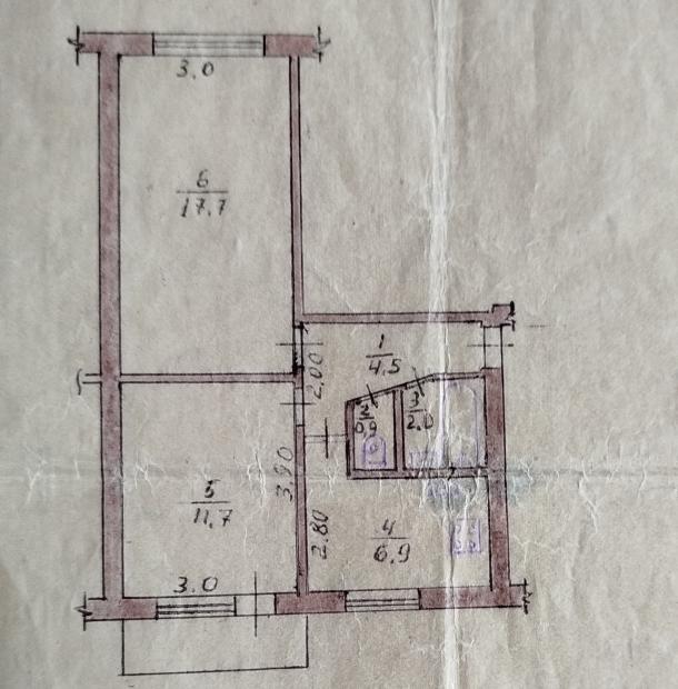 Квартира, 2-кімн., Солоницевка, Харьковский район, Слобожанская (40 лет октября, Красина, Радянськая, Куйбышева)