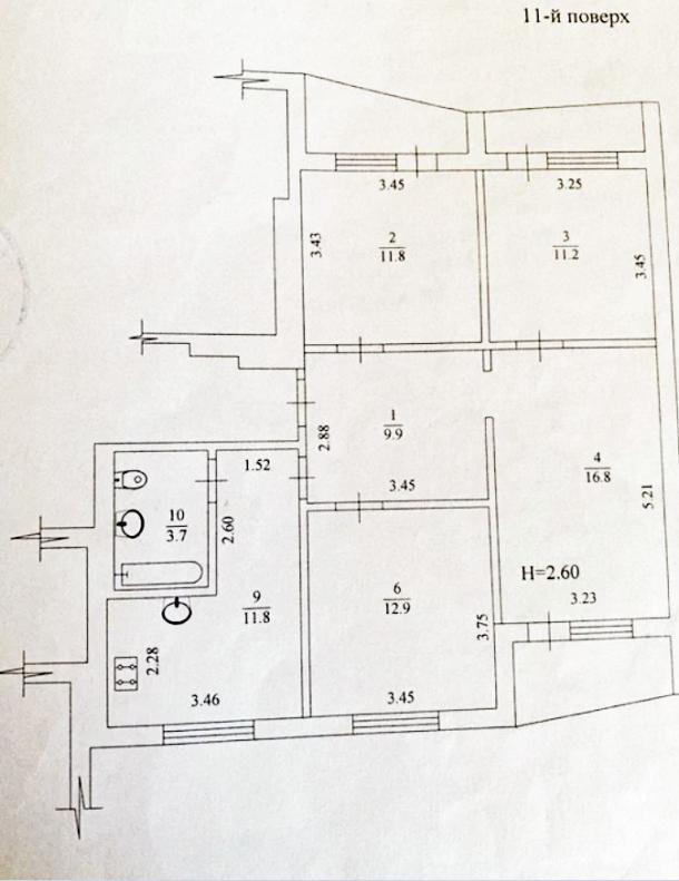 Квартира, 4-кімн., Харьков, Алексеевка, Людвига Свободы пр.