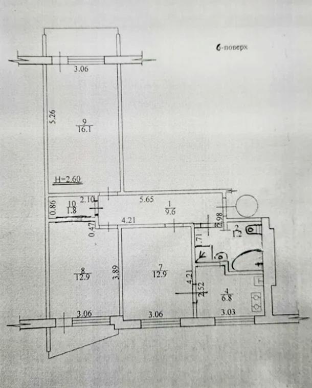 Квартира, 3-кімн., Харьков, 533м/р, Тракторостроителей просп.