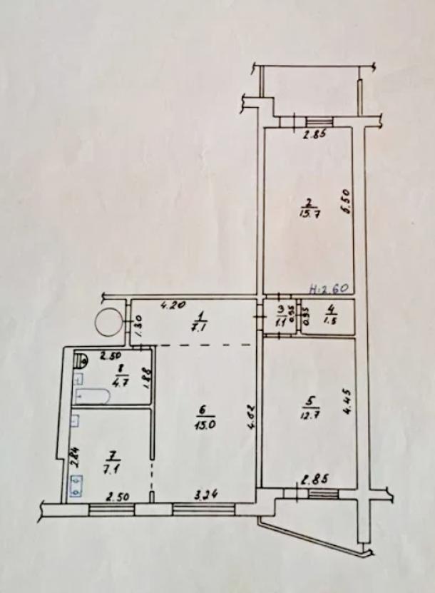 Квартира, 3-кімн., Харьков, 522м/р, Академика Павлова