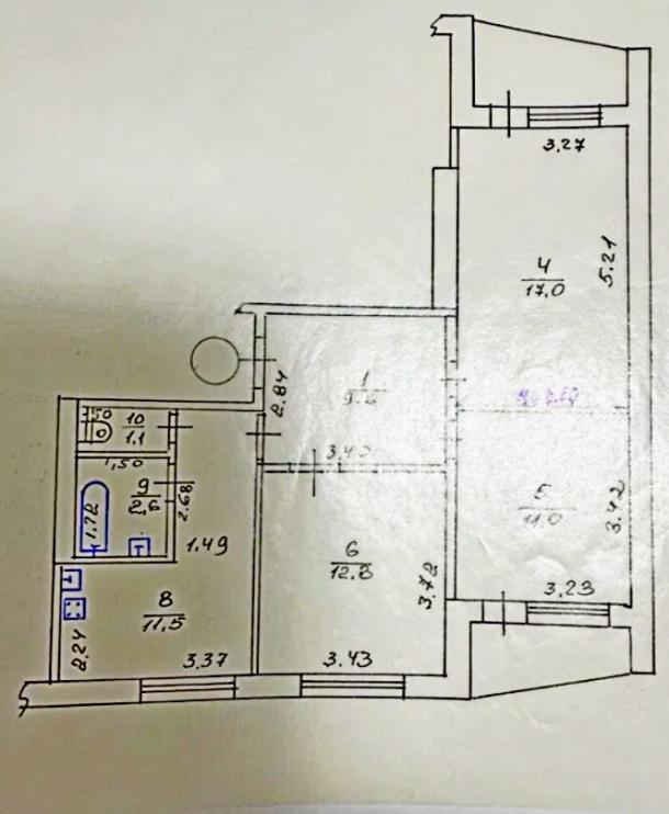 Квартира, 3-кімн., Харьков, 4 Северная Салтовка, Натальи Ужвий