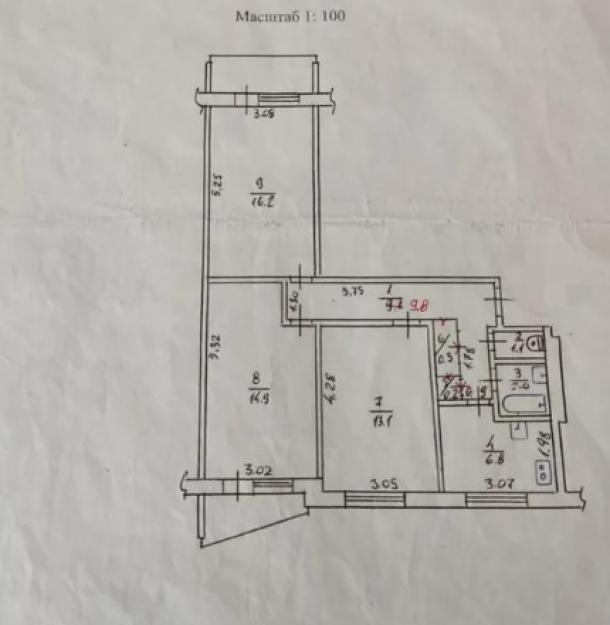 Квартира, 3-кімн., Харьков, 608м/р, Валентиновская