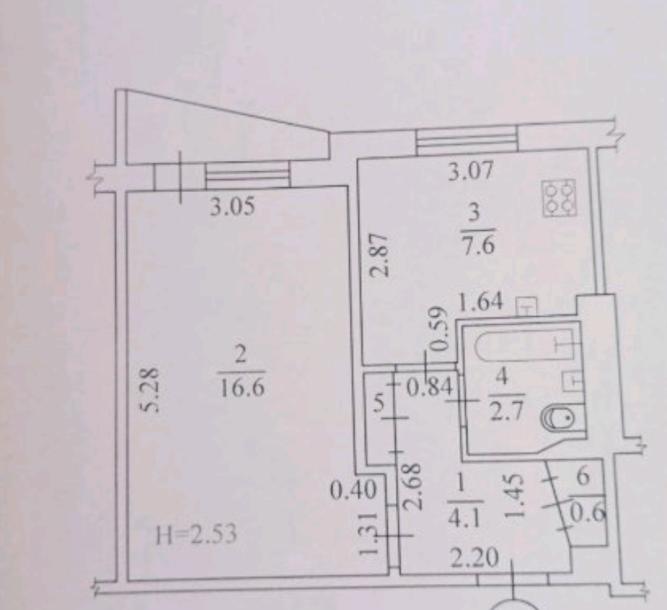Квартира, 1-кімн., Харьков, 656м/р, Юбилейный пр. (50 лет ВЛКСМ пр.)