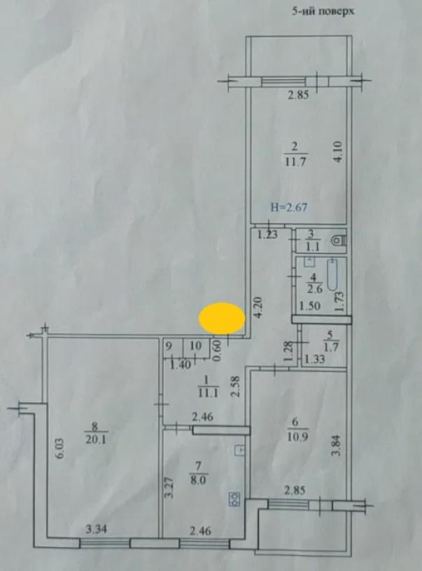Квартира, 3-кімн., Харьков, Рогань жилмассив, 92-й бригады (Грицевца)
