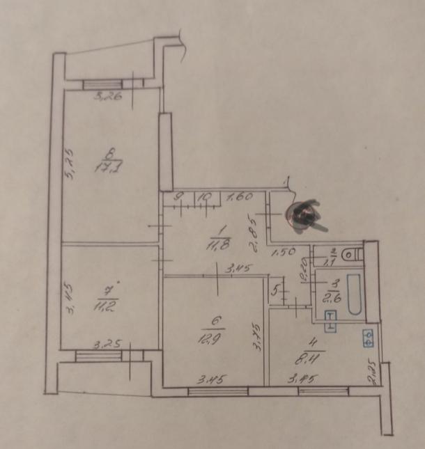 Квартира, 3-кімн., Харьков, 524м/р, Непокоренных (Героев Труда)
