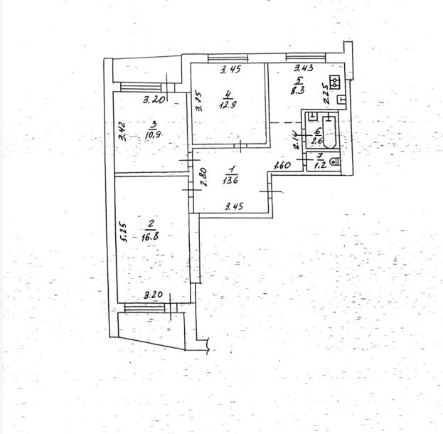 Квартира, 3-кімн., Харьков, 524м/р, Академика Павлова