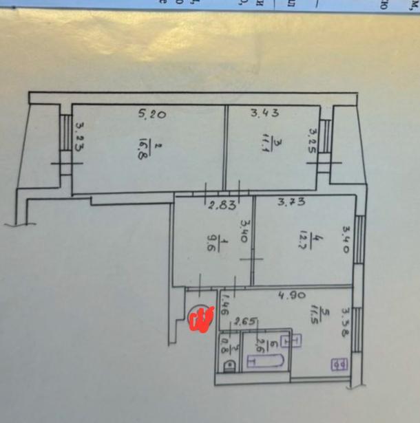Квартира, 3-кімн., Харьков, 626м/р, Солнечная (Красноармейская, Кирова, Октябрьская, Совхозная)