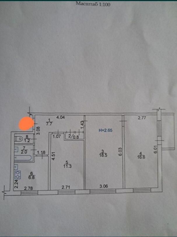Квартира, 3-кімн., Харьков, 522м/р, Непокоренных (Героев Труда)