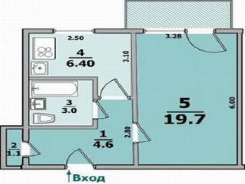 Квартира, 1-кімн., Харьков, 606Ам/р, Валентиновская